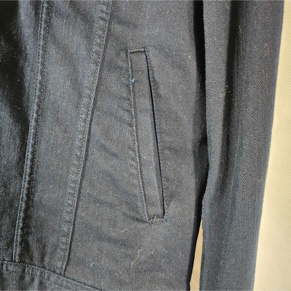 Chaps Navy Denim Jacket True Navy Women's Size Large - Picture 11 of 13
